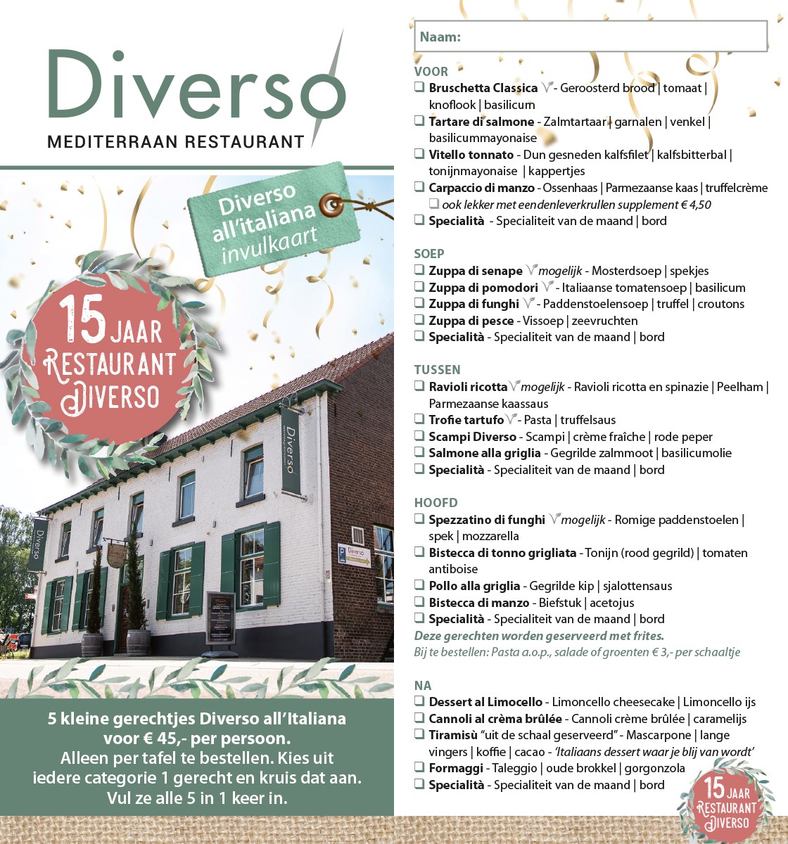 Jubileum Diverso all Italiana